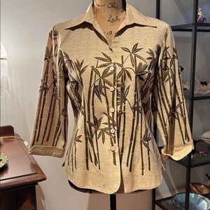Saint Tropez West button blouse